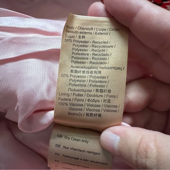 NWT Scotch & Soda Good Luck Charm Checked Plaid Button Up Jacket Women’s Size L - Picture 3 of 8